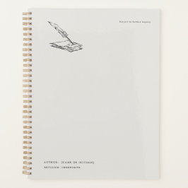 Crow-quilled page- Regency Correspondence プランナー手帳