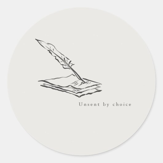 Crow-quilled page- Regency Correspondence ラウンドシール (正面)