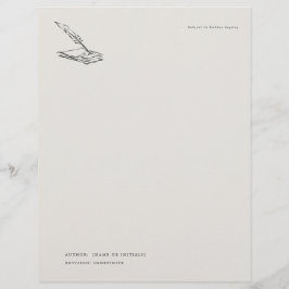 Crow-quilled page- Regency Correspondence レターヘッド