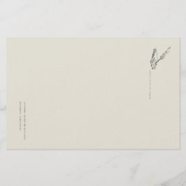 Crow-quilled page- Regency Correspondence 便箋