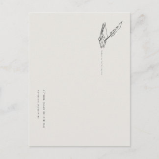 Crow-Quilled Pages- Jane Austen inspired Postcard ポストカード