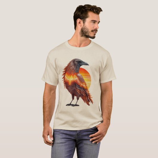 Crow Sun 01 T-Shirt Tシャツ (正面フル)