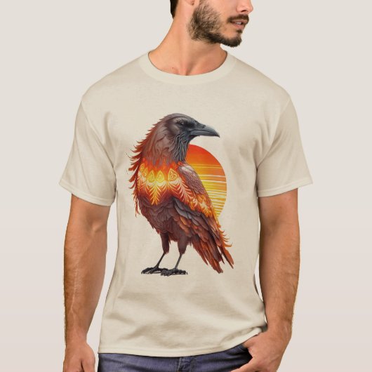 Crow Sun 01 T-Shirt Tシャツ (正面)