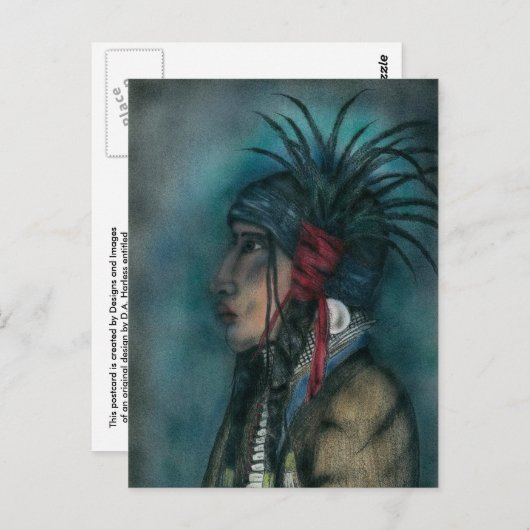 CROW WARRIORはがき ポストカード (正面/裏面)