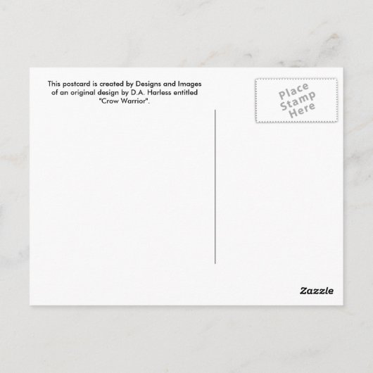 CROW WARRIORはがき ポストカード (裏面)