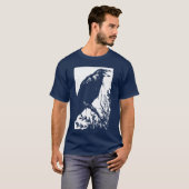 Crow Weirdcore Goblincore Punk Goth Aesthetic Cree Tシャツ (正面フル)