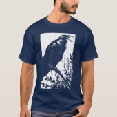 Crow Weirdcore Goblincore Punk Goth Aesthetic Cree Tシャツ (正面)