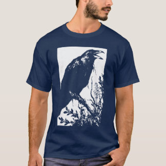 Crow Weirdcore Goblincore Punk Goth Aesthetic Cree Tシャツ