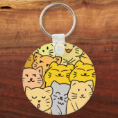 Crowd cat キーホルダー (正面)