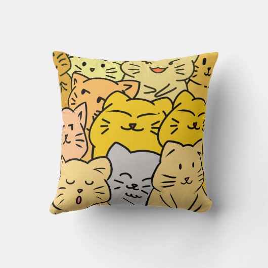 Crowd cat クッション (裏面)