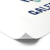 Crowd Illustration Art Print Connected Community ポスター (角)