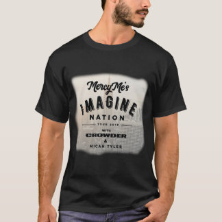 CROWDER IMAGINENATION旅行2019の前部とのMERCYME Tシャツ