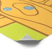 Crowing Rooster ポスター (角)