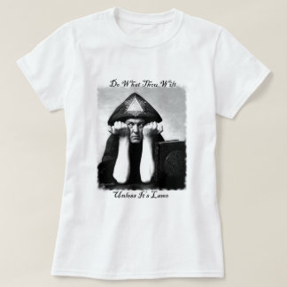 Crowleyの粋なワイシャツ Tシャツ