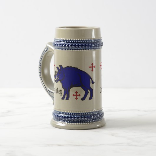 Crowleyステイン ビールジョッキ (正面左)