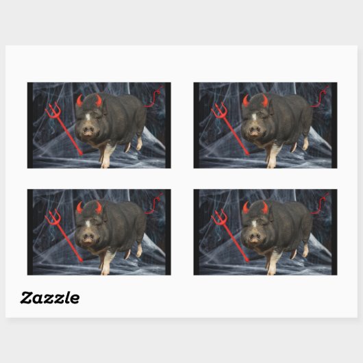 Crowley Halloween! 長方形シール (シート)