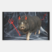 Crowley Halloween! 長方形シール (正面)