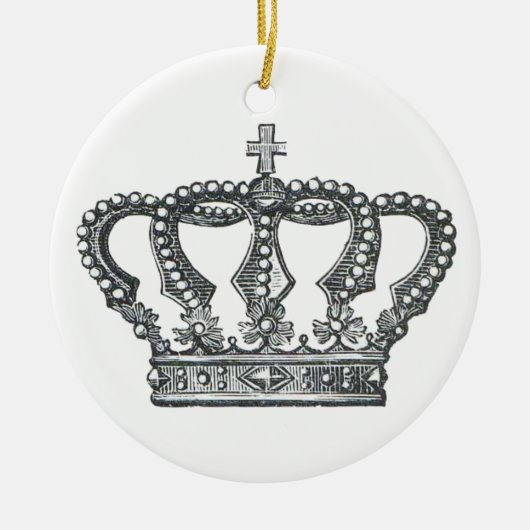 Crown王の セラミックオーナメント (正面)