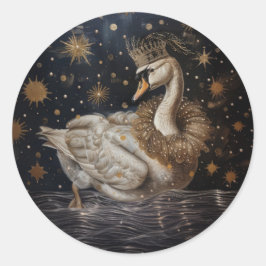 Crown – 文房具用の丸いシール ラウンドシール