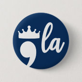 Crown 2024付きカンマLa Harris句読点マーク 缶バッジ (正面)