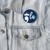 Crown 2024付きカンマLa Harris句読点マーク 缶バッジ (インサイチュ)