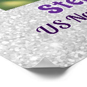 Crown and Sash Pageant Door Banner Poster ポスター (角)