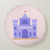 Crown & Carriage Castle Accent ラウンドクッション (裏面)