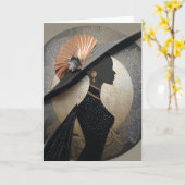 CROWN ELEGANCE #1 カード (黄色い花)