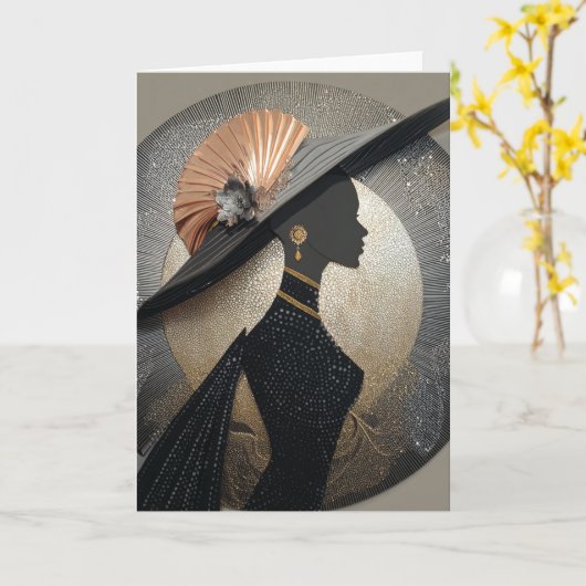 CROWN ELEGANCE #1 カード (黄色い花)