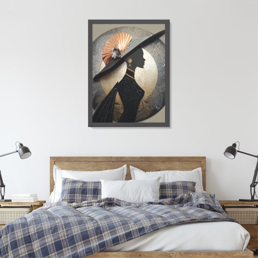 CROWN ELEGANCE #1 キャンバスプリント (インサイチュ (寝室))