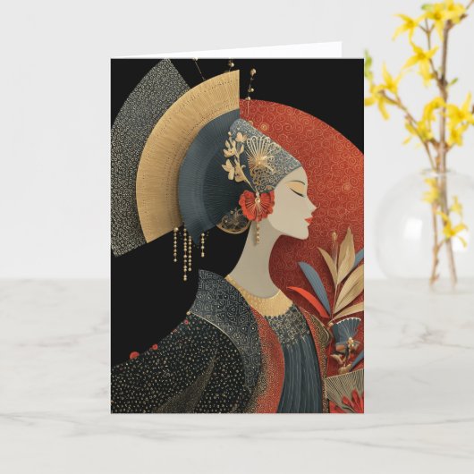 CROWN ELEGANCE #2 カード (黄色い花)