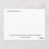 CROWN ELEGANCE #5 Postcard ポストカード (裏面)