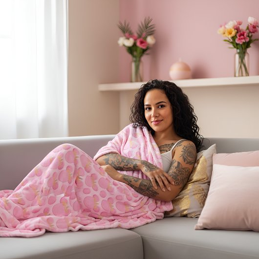 Crown Fleece Blanket フリースブランケット