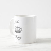 Crown_Her Majesty_Mugcup コーヒーマグカップ (正面左)