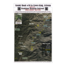 Crown King Road Map