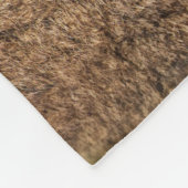 Crown Lemur's Surprince：率直な表情 フリースブランケット (角)