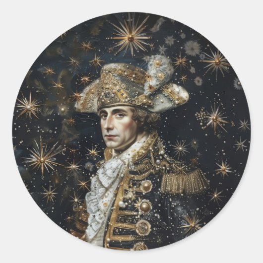 Crown Napoleon – 文房具のラウンドシール ラウンドシール (正面)