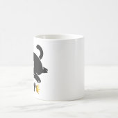 Crown NOPE Black Cat Funny for Cat Lovers コーヒーマグカップ (中央)