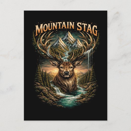 Crown of the Mountain Stag ポストカード (正面)