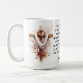 Crown of Thorns and Easter Hope コーヒーマグカップ (左)