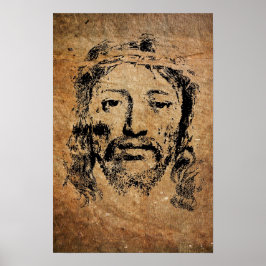 Crown Of Thorns Jesus Poster ポスター
