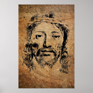 Crown Of Thorns Jesus Poster ポスター