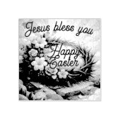 Crown of Thorns Wood Art Easter Stamp ラバースタンプ (インプリント)