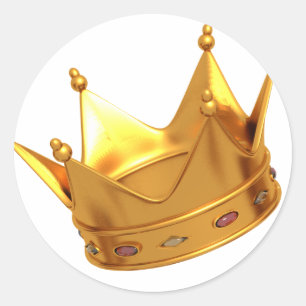 Crown Sticker王 ラウンドシール