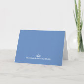 Crowned Beauty Queen Custom Stationery Note Cards サンキューカード (裏面)