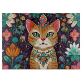 Crowned Bejewelled Cat カッティングボード (正面)