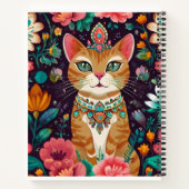 Crowned Bejewelled Cat ノートブック (裏面)