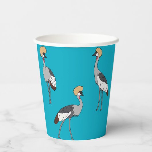 Crowned Cranes 紙コップ (裏面)