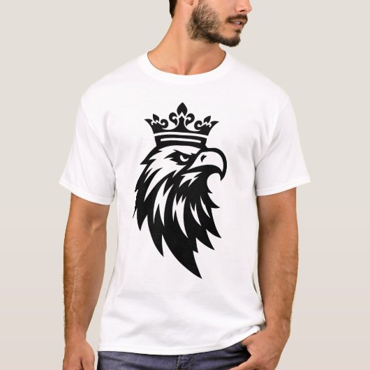 “Crowned Eagle – Royal Power Tee” Tシャツ (正面)