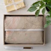 Crowned Flamingo Vintage Decoupage Tissue Paper 薄葉紙 (ギフト)